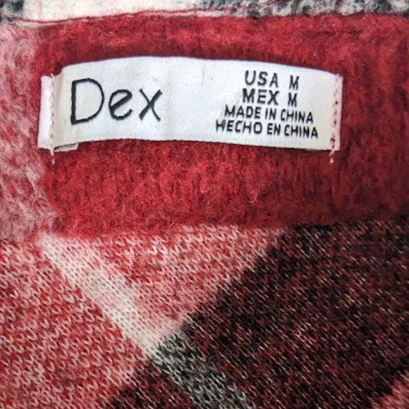 Dex Red Plaid Shacket - Picture 10 of 11